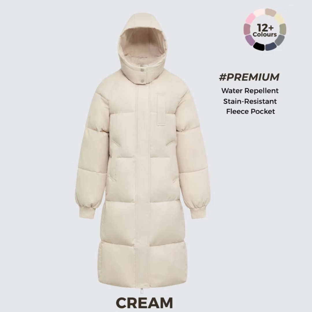 Buy 1, get 2 free! Women’s winter coat — padded, water-resistant, and featuring a stylish hood.
