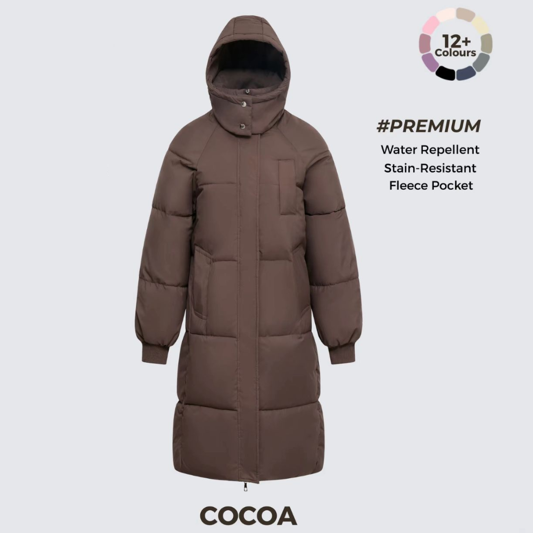 Buy 1, get 2 free! Women’s winter coat — padded, water-resistant, and featuring a stylish hood.