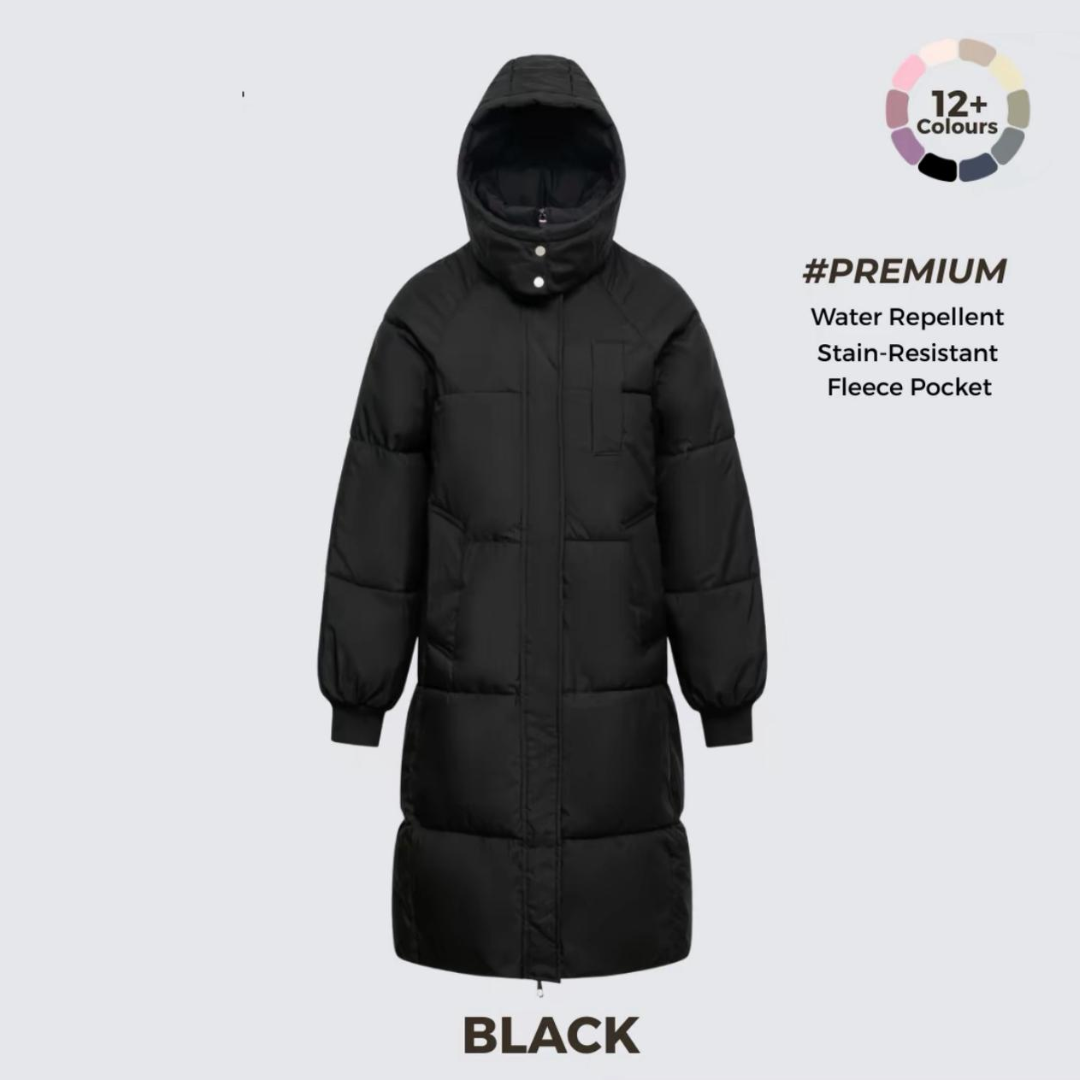 Buy 1, get 2 free! Women’s winter coat — padded, water-resistant, and featuring a stylish hood.