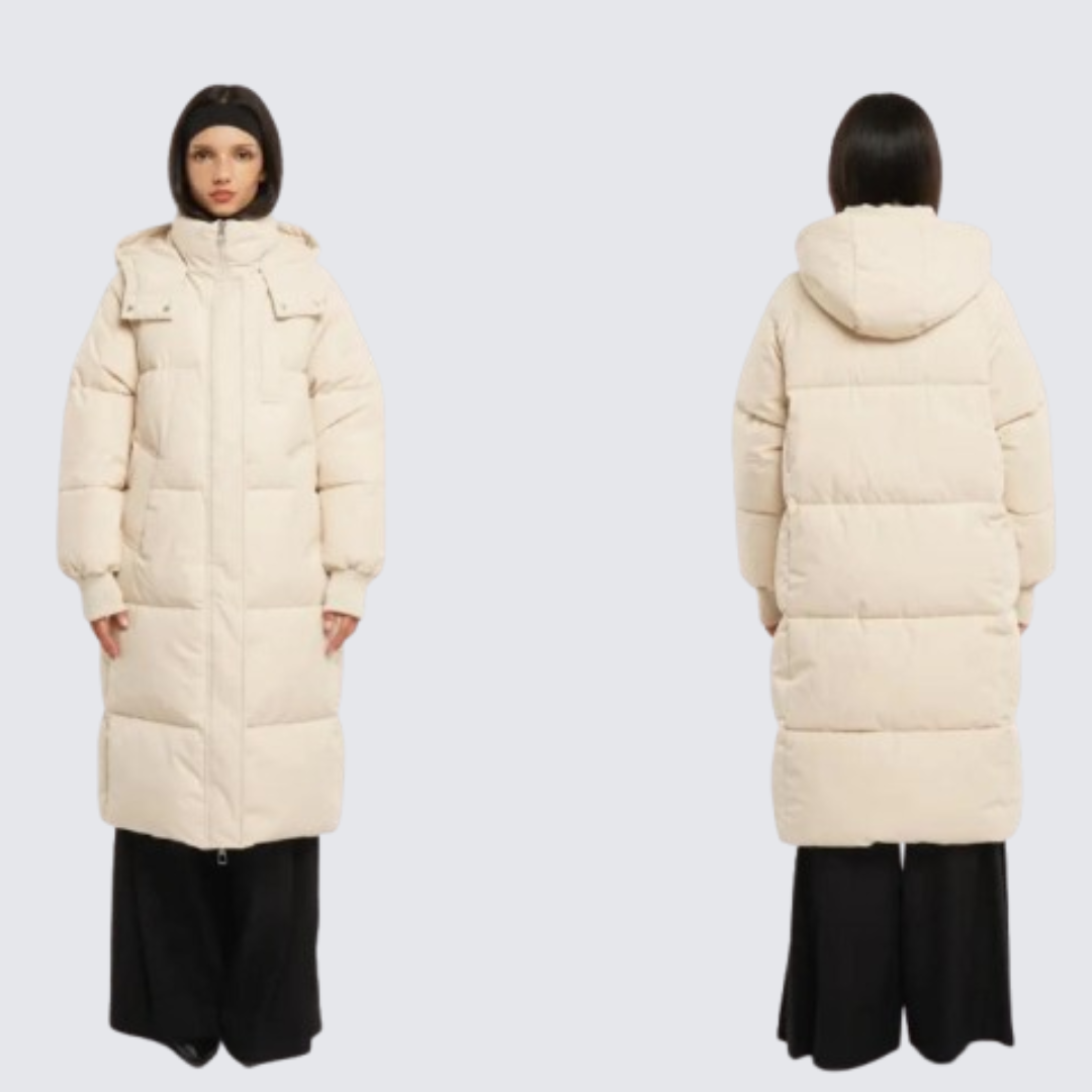 Buy 1, get 2 free! Women’s winter coat — padded, water-resistant, and featuring a stylish hood.
