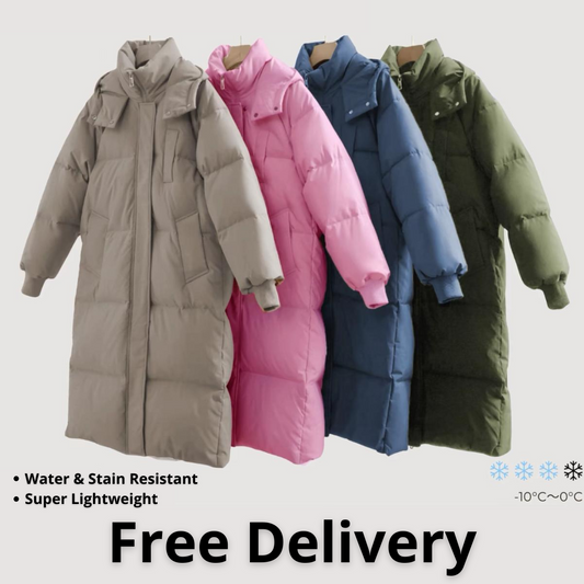 Buy 1, get 2 free! Women’s winter coat — padded, water-resistant, and featuring a stylish hood.